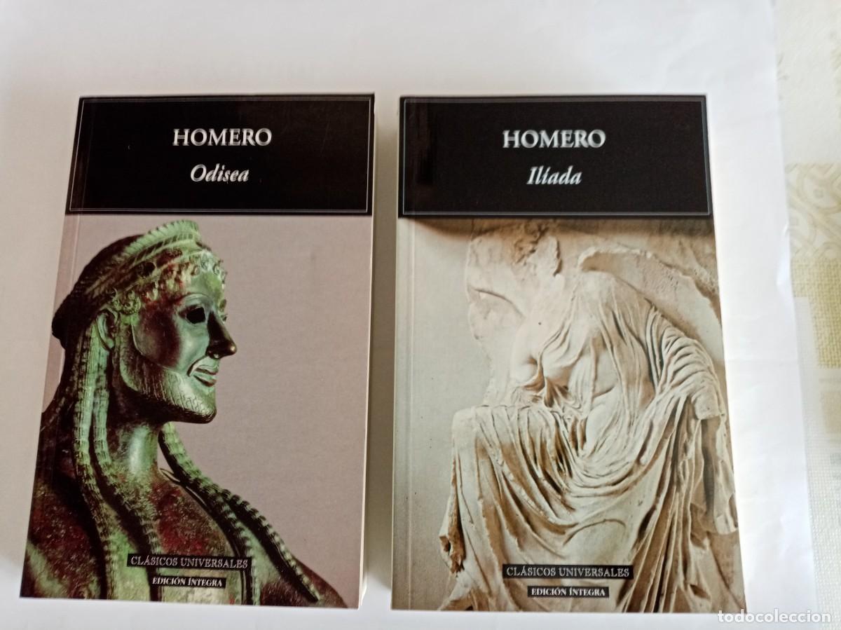 Libros de segunda mano: LA ILIADA / LA ODISEA ( 2 VOL.) . Homero ( MESTAS ) - Foto 1