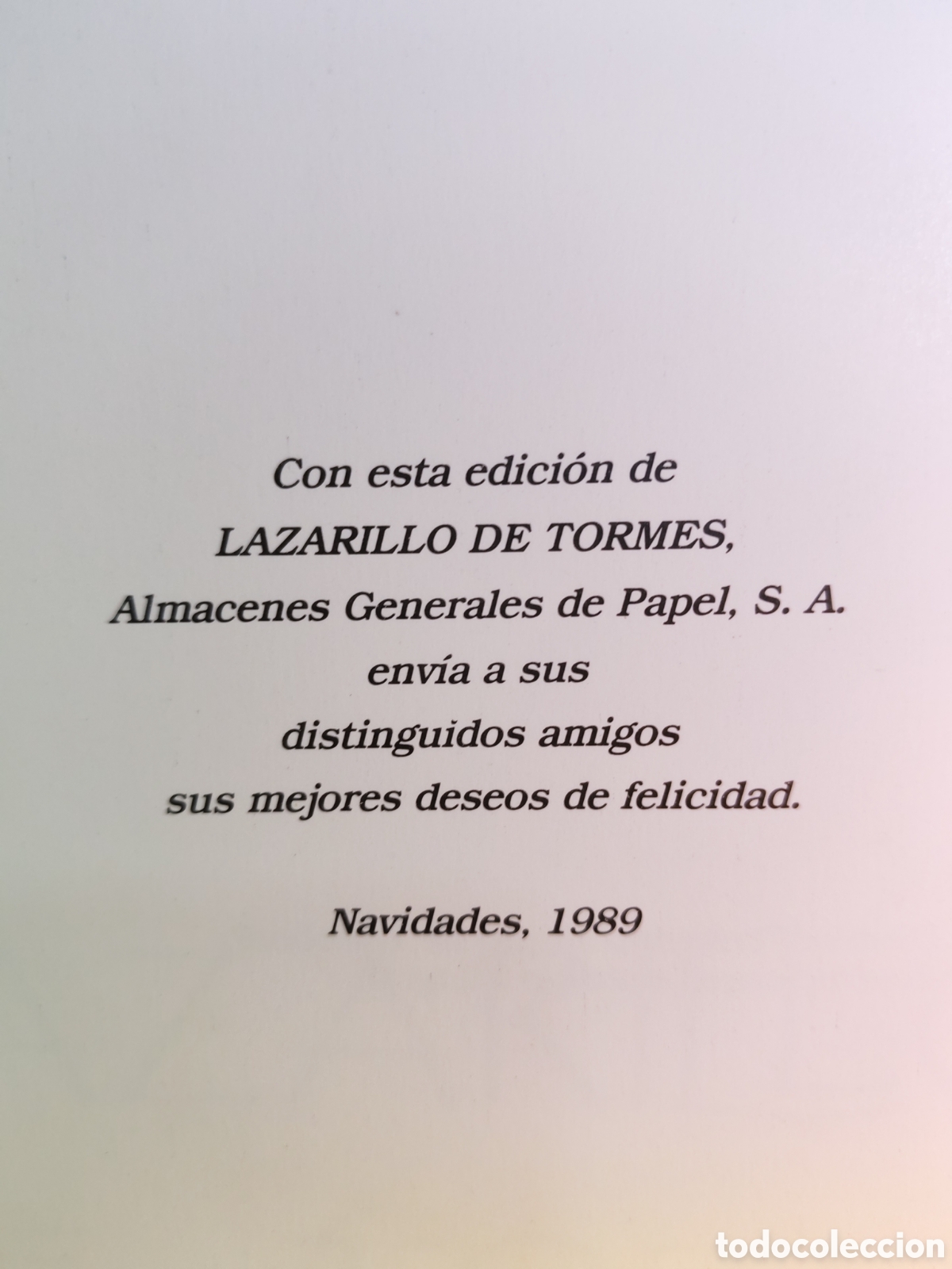 Libros de segunda mano: EL LAZARILLO DE TORMES. Anonimo. 1989 - Foto 2