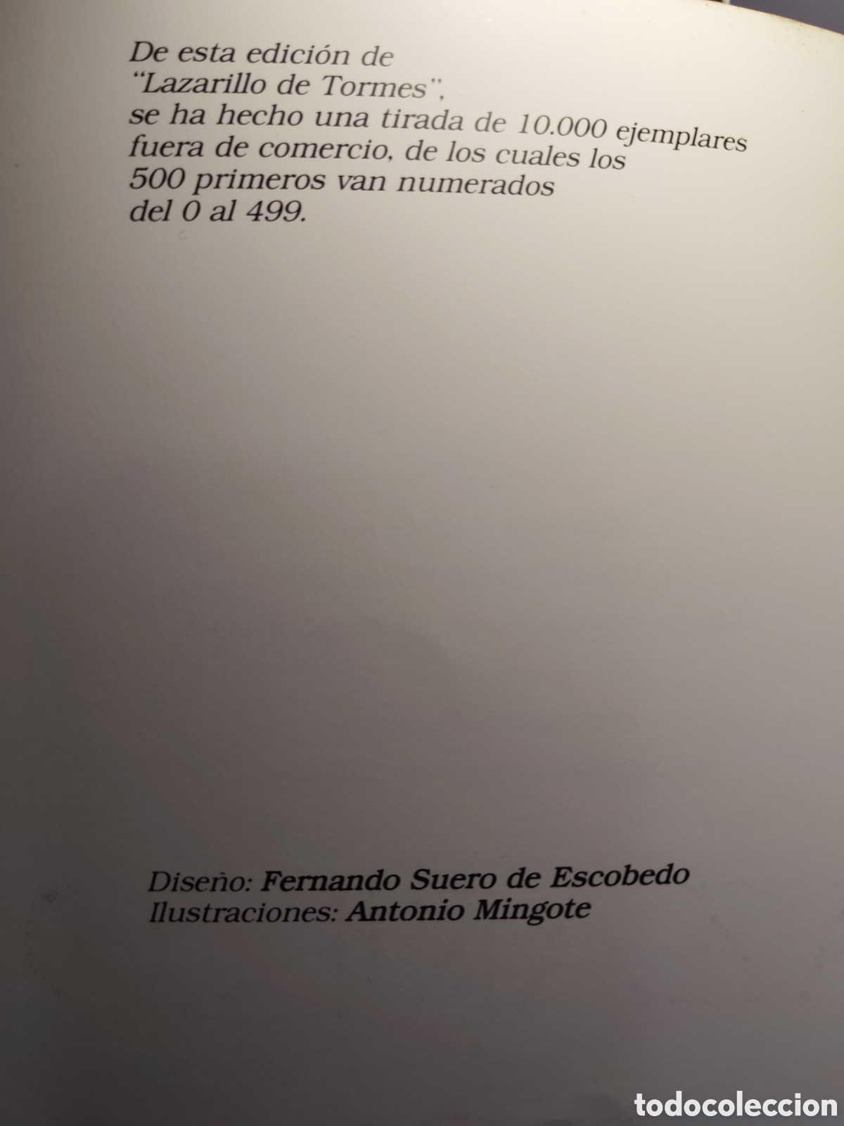 Libros de segunda mano: EL LAZARILLO DE TORMES. Anonimo. 1989 - Foto 4