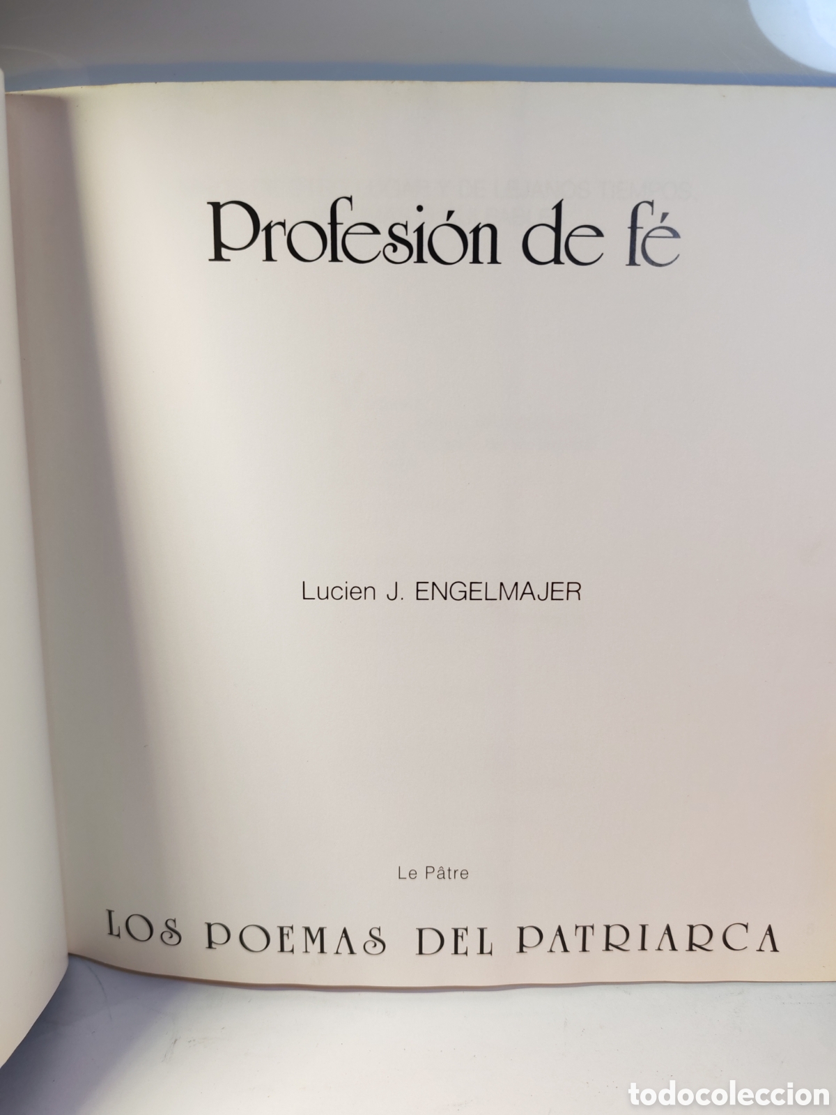 Libros de segunda mano: PROFESION DE FE. Luciwen J. Engelmajer. - Foto 2
