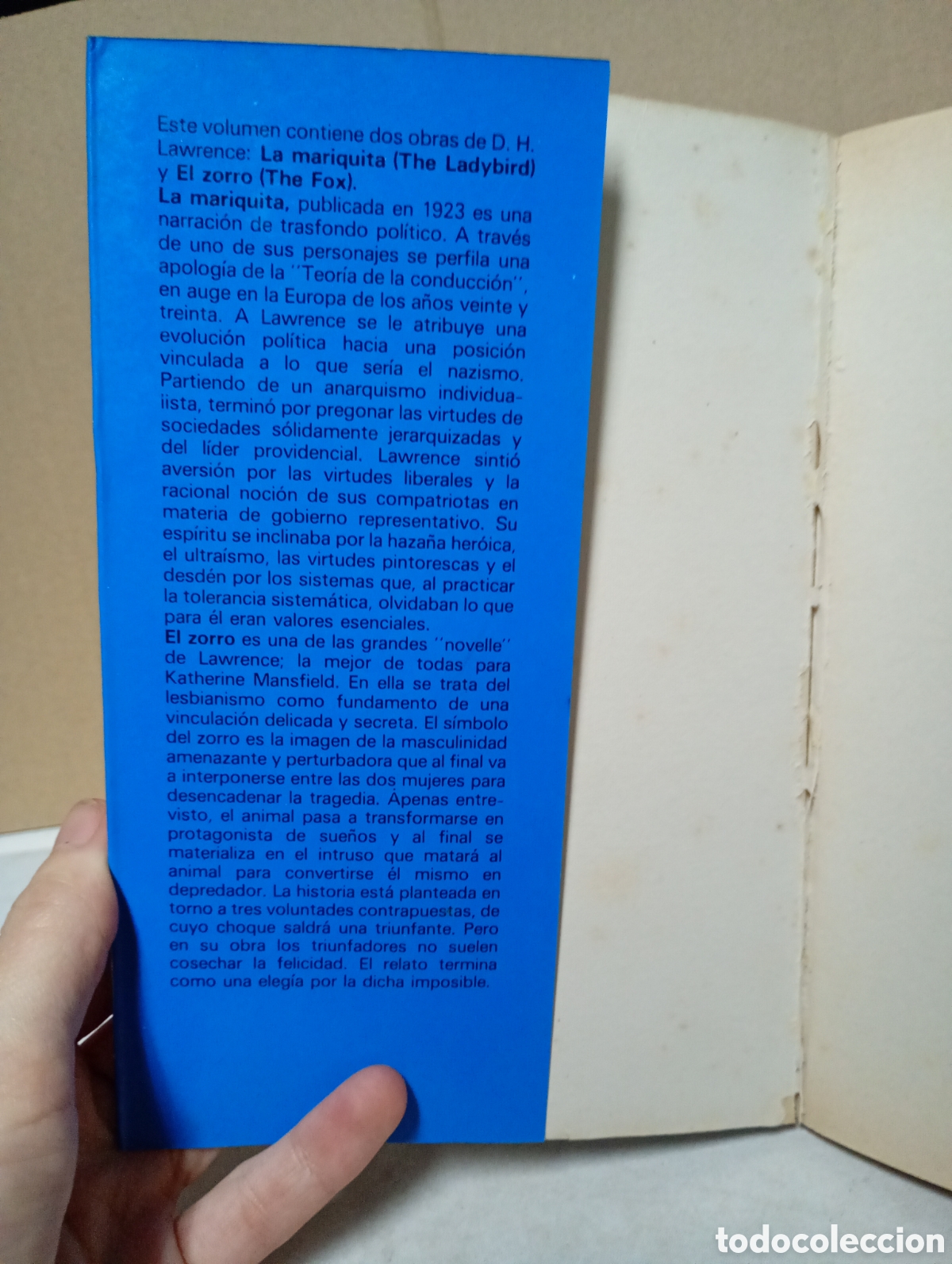 Libros de segunda mano: D. H. Lawrence La mariquita/ El zorro - Foto 5