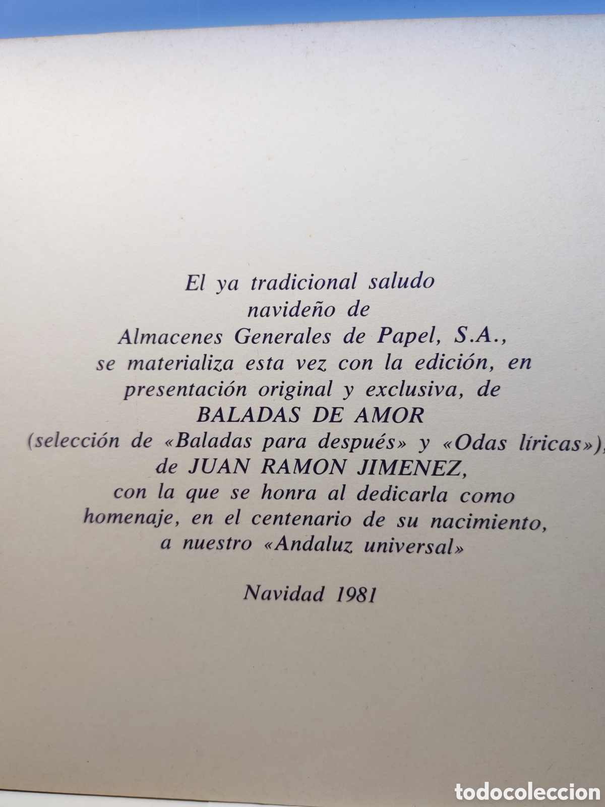 Libros de segunda mano: BALADAS DE AMOR. Juan Ramon Jimenez. 1981 - Foto 3