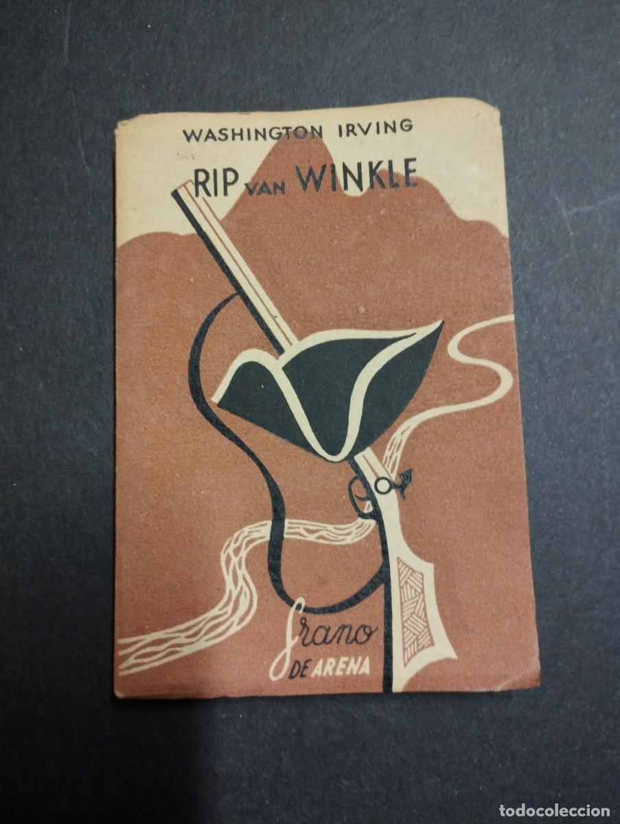 Libros de segunda mano: Washington Irving / Rip van Winkle / Grano de arena / 1941 / libro miniatura - Foto 1