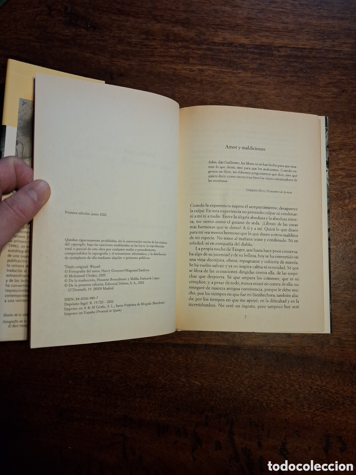 Libros de segunda mano: Rostros, amores, maldiciones, Mohamed Chukri - Foto 4