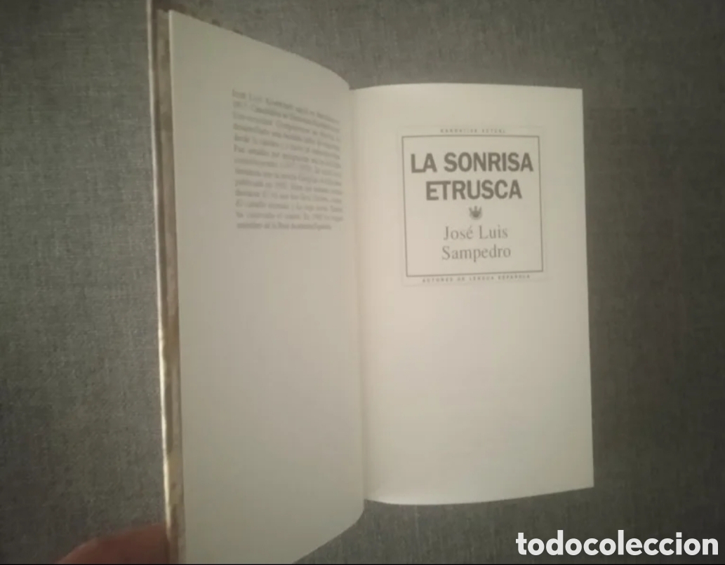 Libros de segunda mano: La Sonrisa Etrusca / Jos&eacute; Luis Sampedro - Foto 5