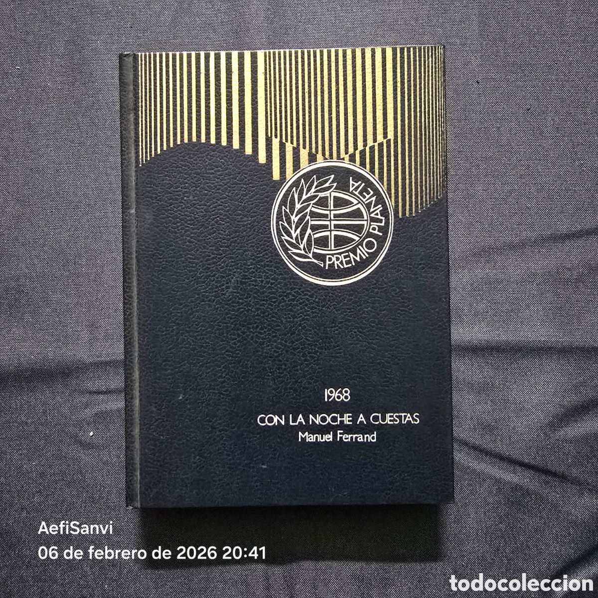 Libros de segunda mano: CON LA NOCHE A CUESTAS (MANUEL FERRAND) (PREMIO PLANETA 1968) - Foto 1