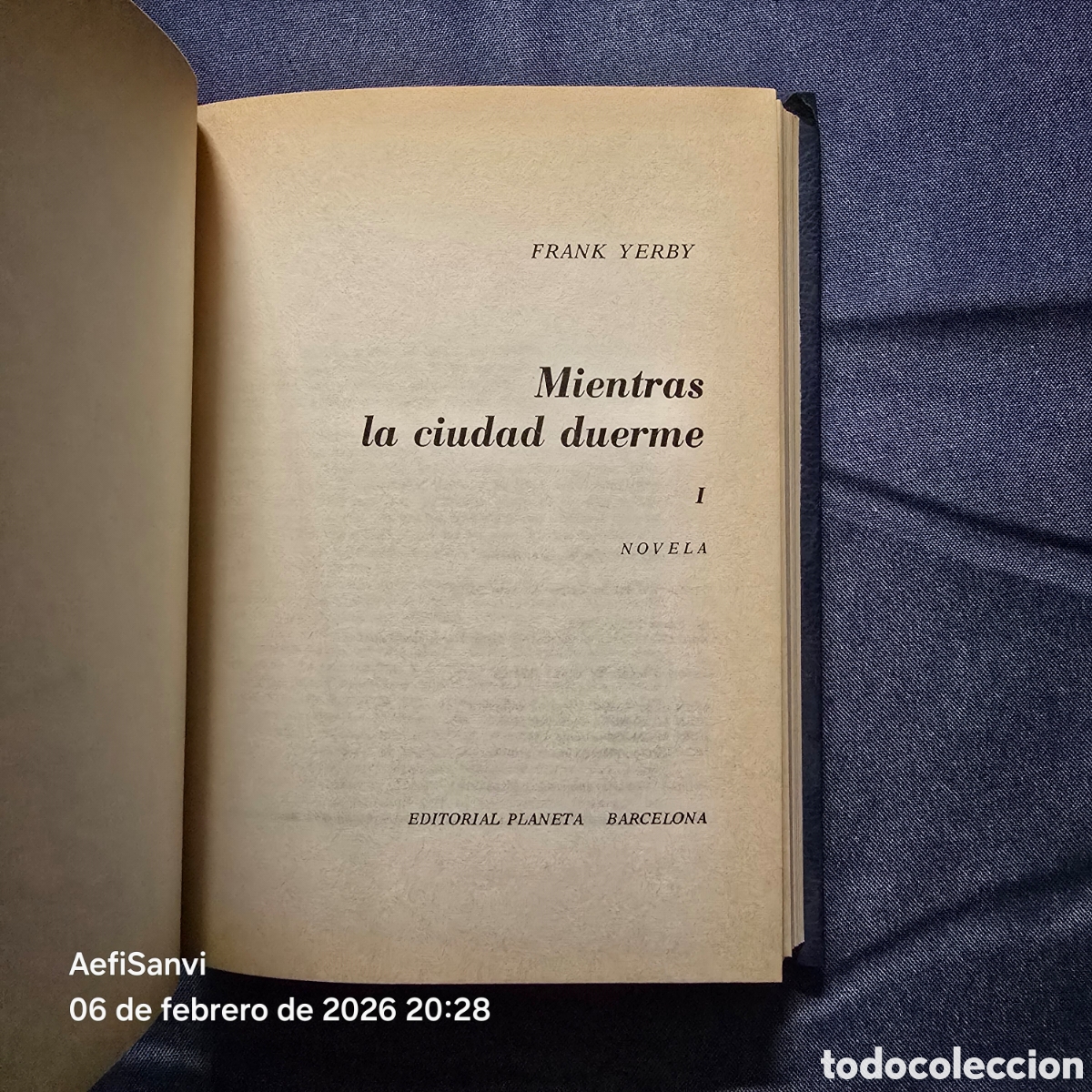 Libros de segunda mano: MIENTRAS LA CIUDAD DUERME I (FRANK YERBI) (PLANETA) - Foto 2