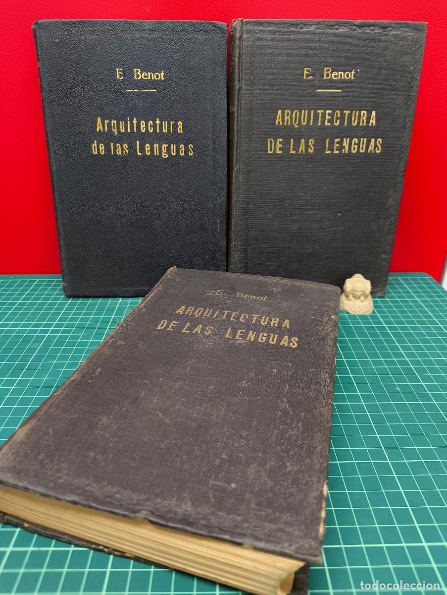 Libros de segunda mano: Arquitectura de las lenguas &ndash; Eduardo Benot - Foto 2