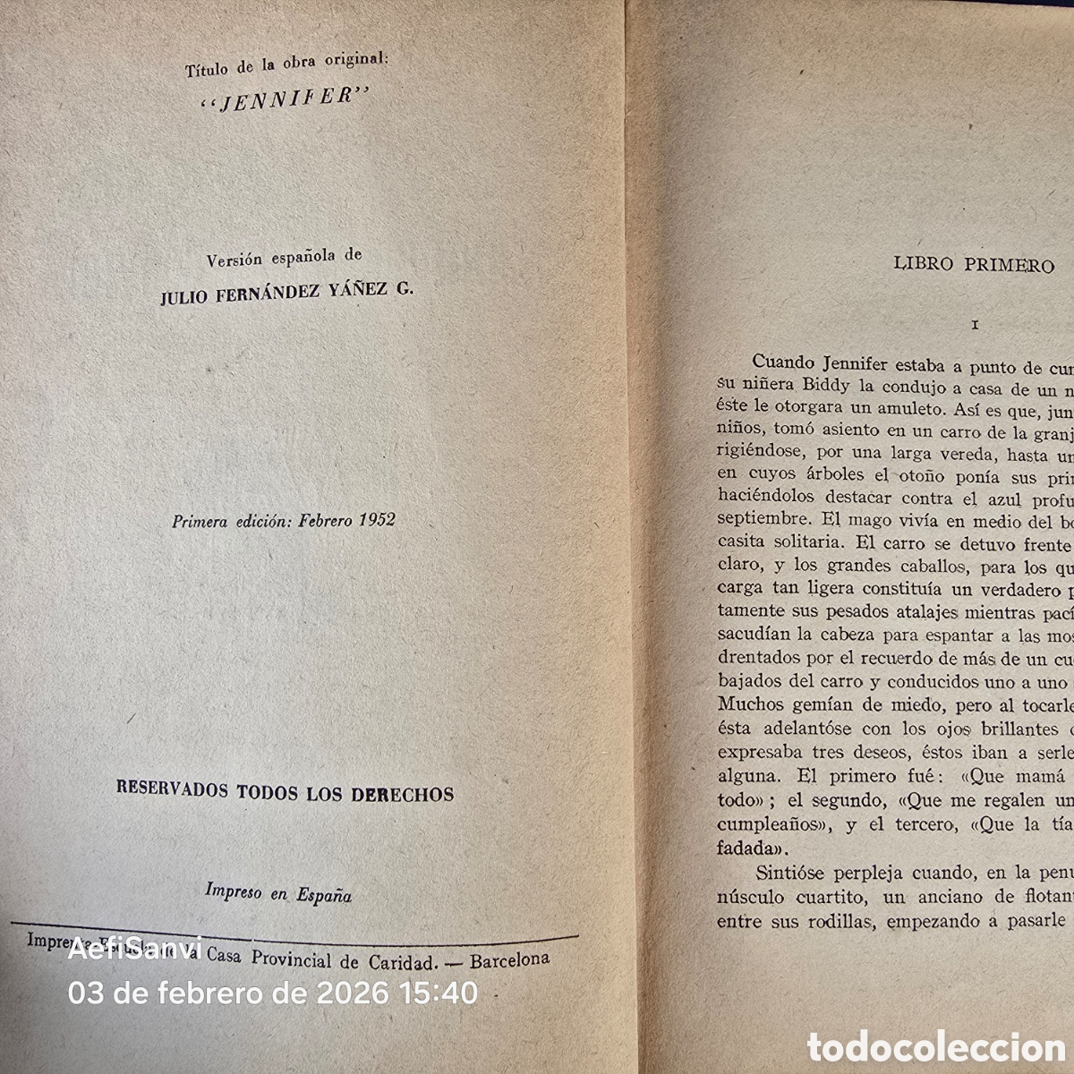 Libros de segunda mano: JENNIFER, MUJER CONVICTA (JANET WHITNEY) (LUIS DE CARALT) - Foto 3