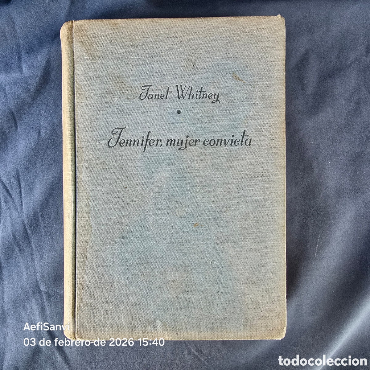 Libros de segunda mano: JENNIFER, MUJER CONVICTA (JANET WHITNEY) (LUIS DE CARALT) - Foto 1