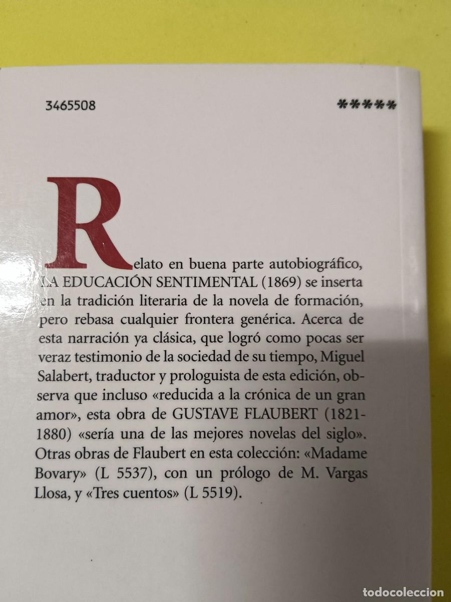 Libros de segunda mano: LA EDUCACI&Oacute;N SENTIMENTAL. FLAUBERT - Foto 4