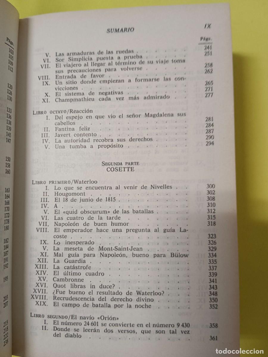 Libros de segunda mano: LOS MISERABLES. VICTOR HUGO - Foto 6