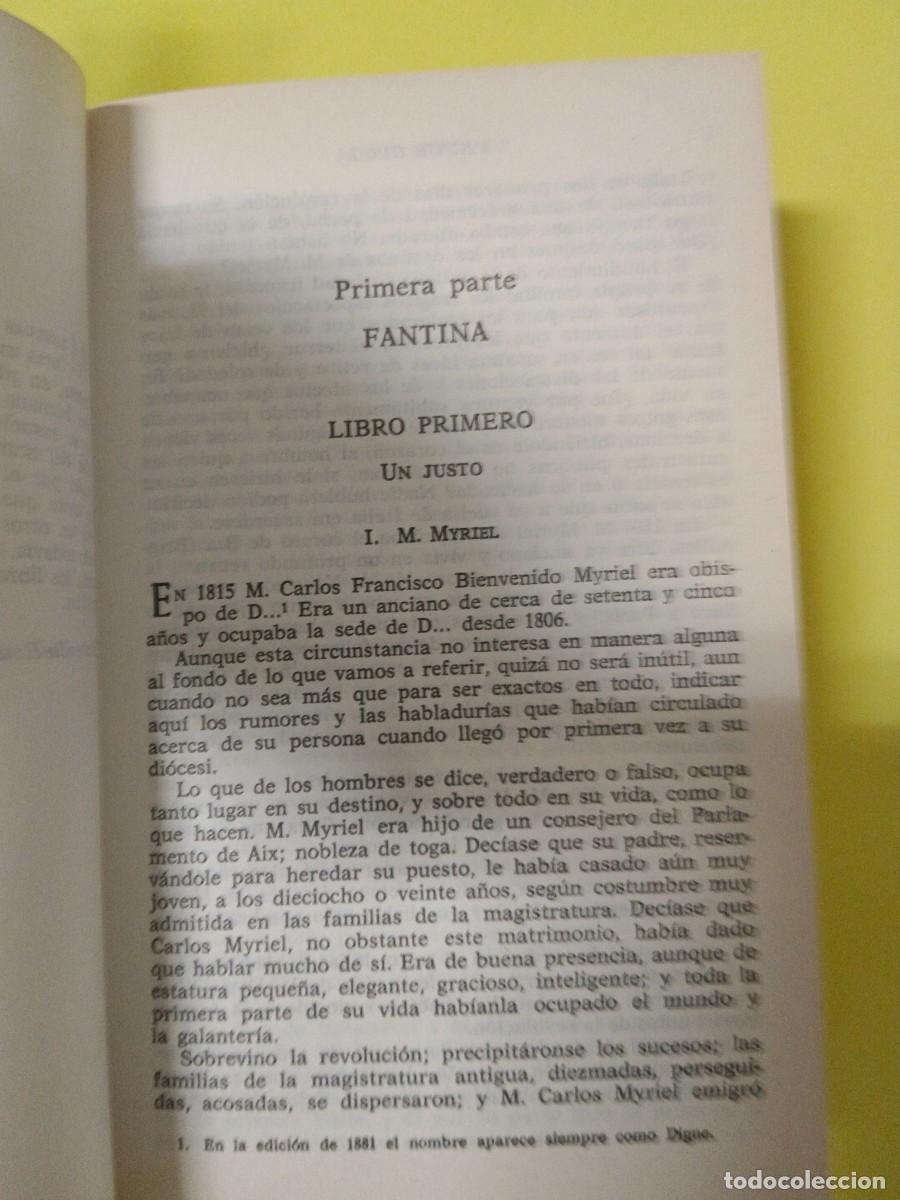Libros de segunda mano: LOS MISERABLES. VICTOR HUGO - Foto 8