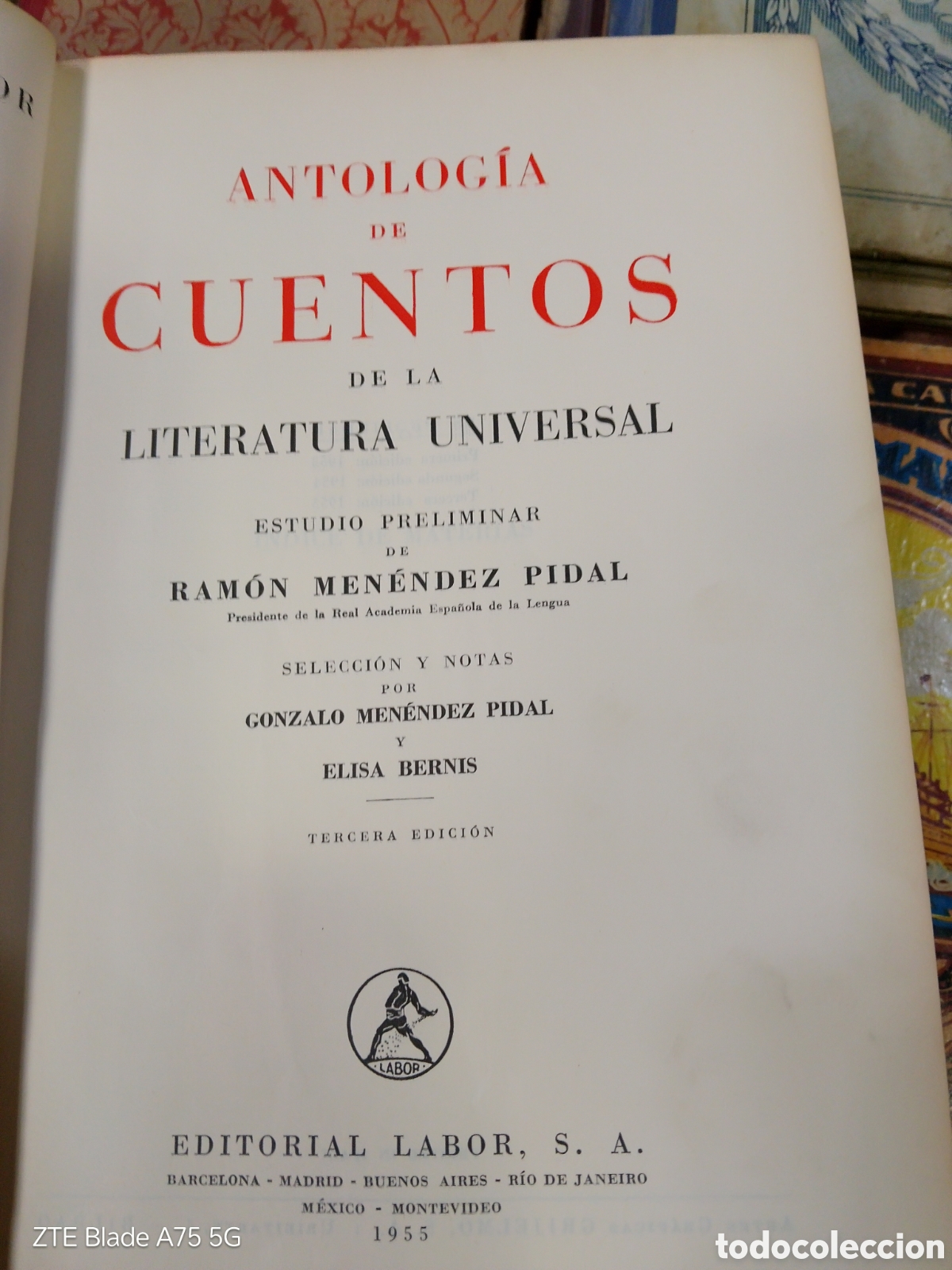 Libros de segunda mano: Antolog&iacute;a de cuentos de la Literatura Universal. - Foto 2