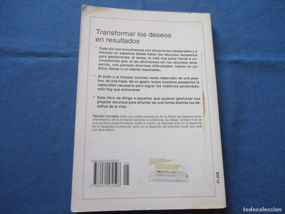 Libros de segunda mano: TRANSFORMAR LOS DESEOS EN RESULTADOS - FABRIZIO CORNALBA - EDITORIAL DE VECCHI 2005 - Foto 6