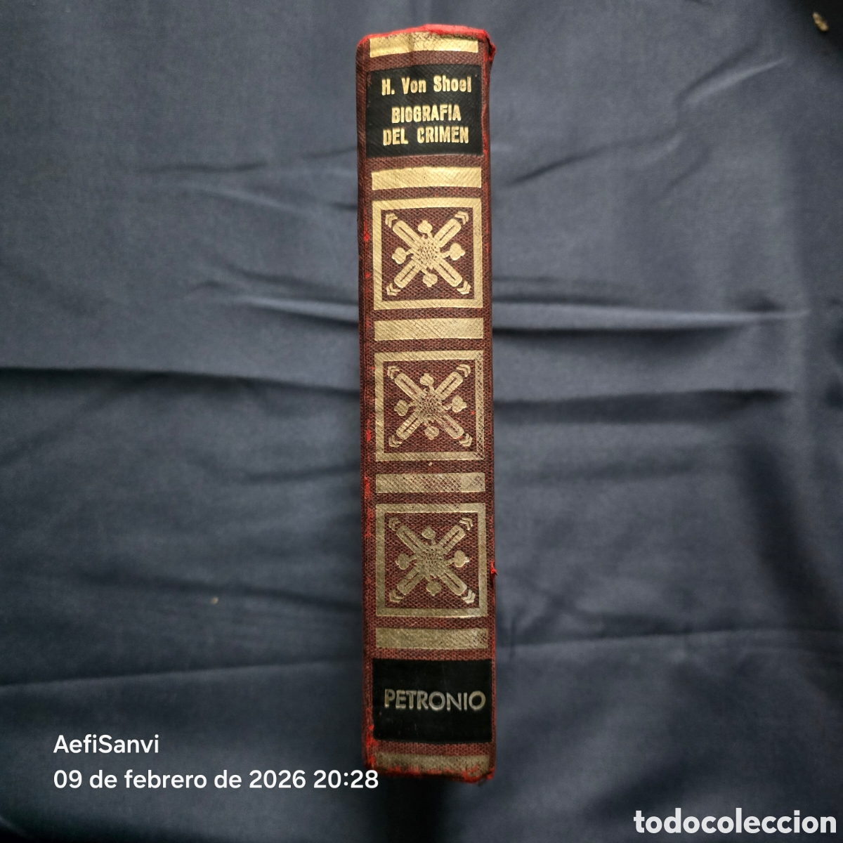 Libros de segunda mano: BIOGRAF&Iacute;A DEL CRIMEN (HELMUTH VON SOHEL) (PETRONIO) - Foto 1