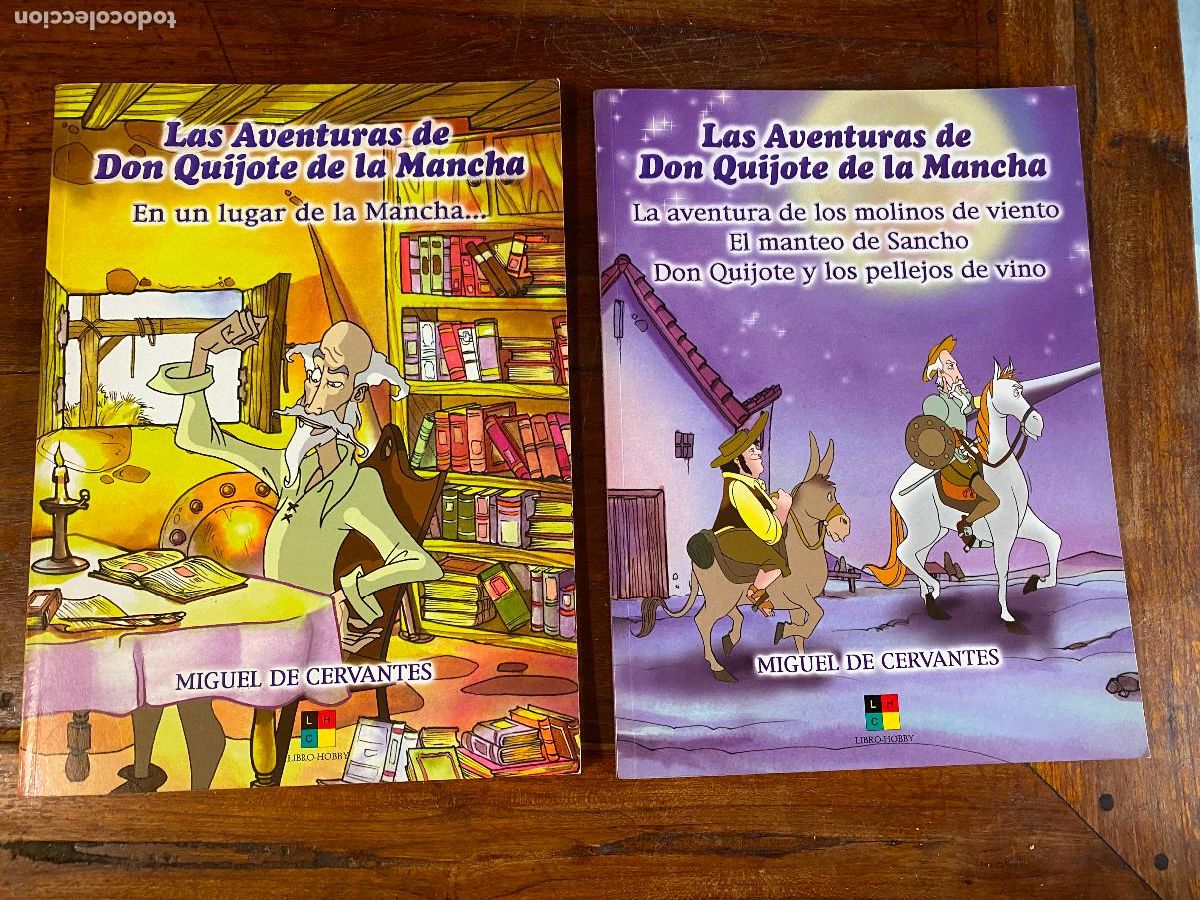 Libros de segunda mano: Las aventuras de Don Quijote de la Mancha, 2 libros Libro-Hobby - Foto 1