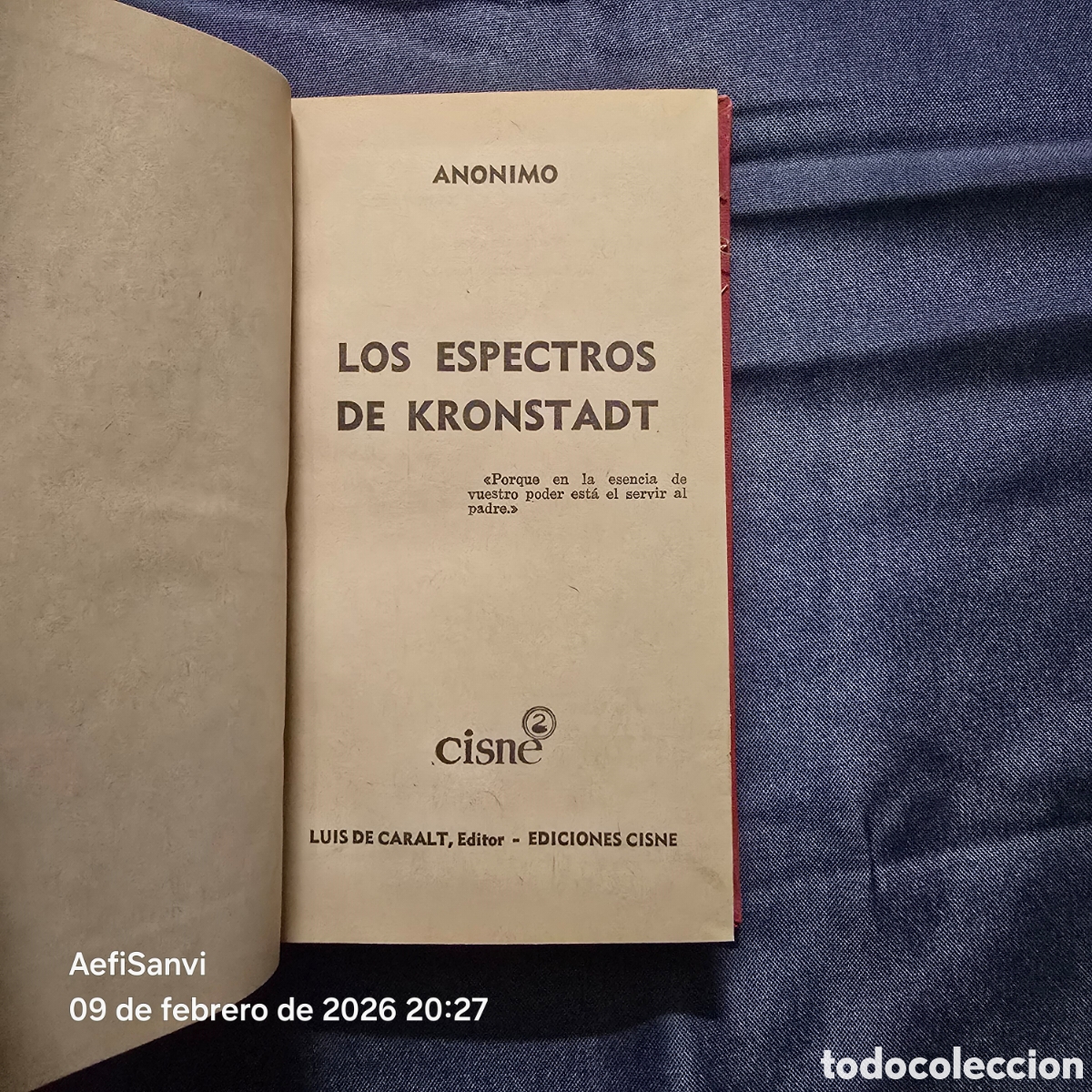 Libros de segunda mano: LOS ESPECTROS DE KRONSTADT (ANONIMO) (CISNE, LUIS DE CARALT) - Foto 2