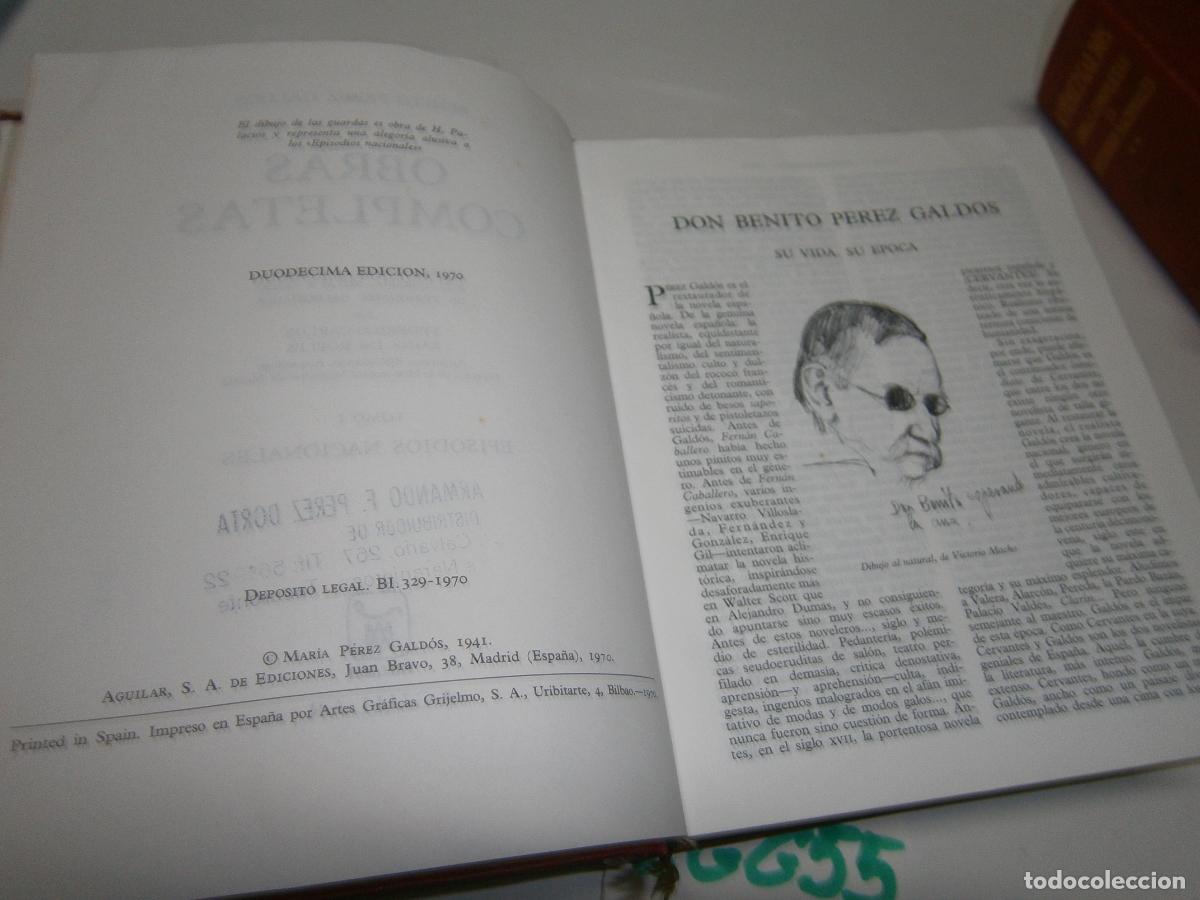 Libros de segunda mano: OBRAS COMPLETAS - BENITO PEREZ GALDOS (3 VOL.) - Foto 3