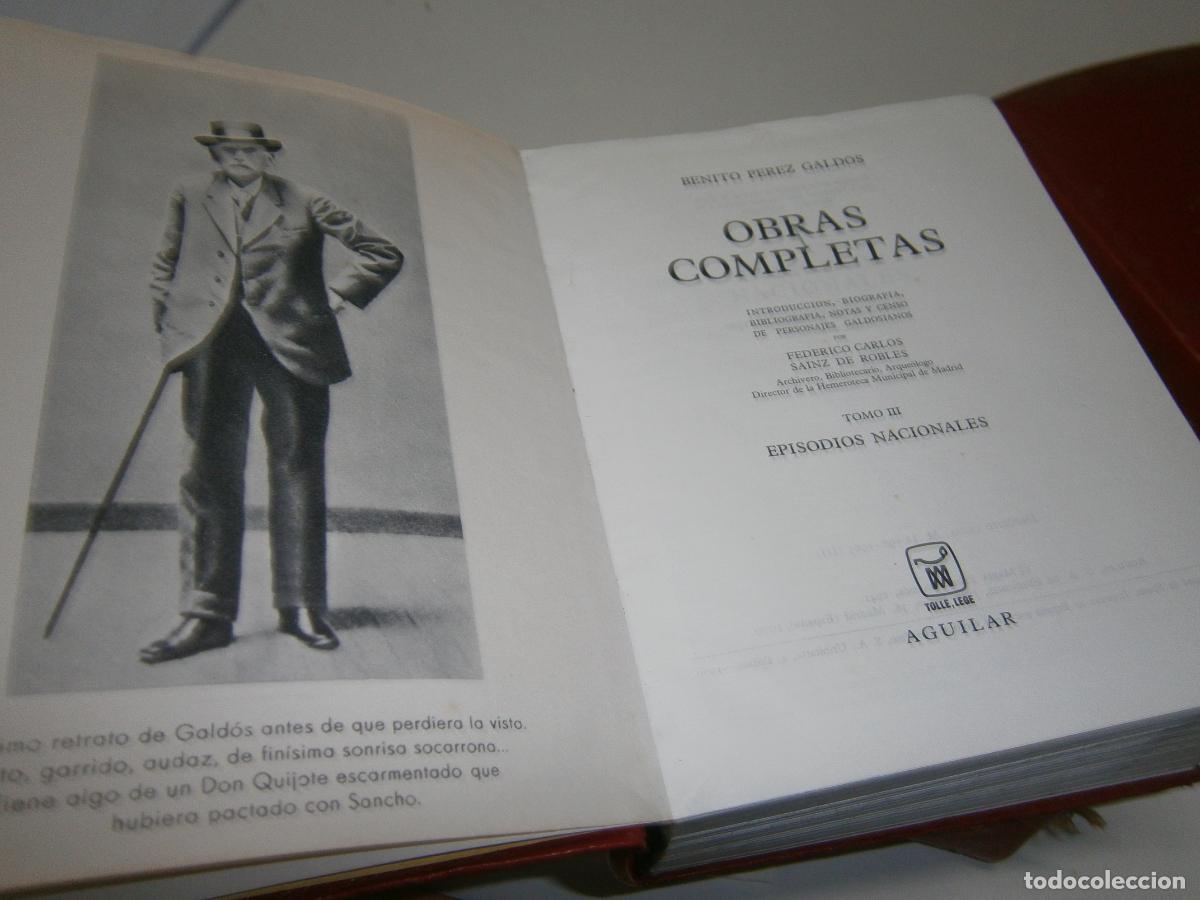 Libros de segunda mano: OBRAS COMPLETAS - BENITO PEREZ GALDOS (3 VOL.) - Foto 4