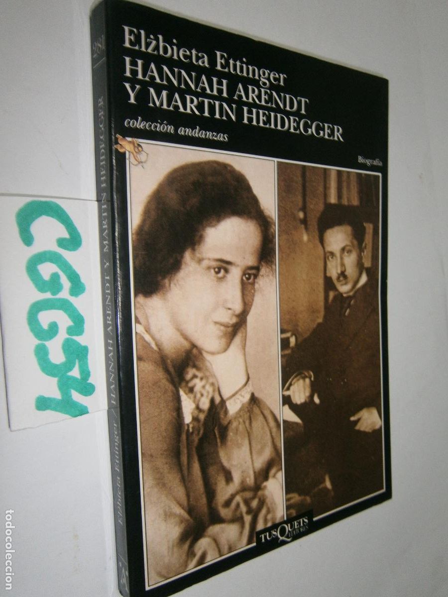 Libros de segunda mano: HANNAH ARRENDT Y MARTIN HEIDEGGER - Foto 1