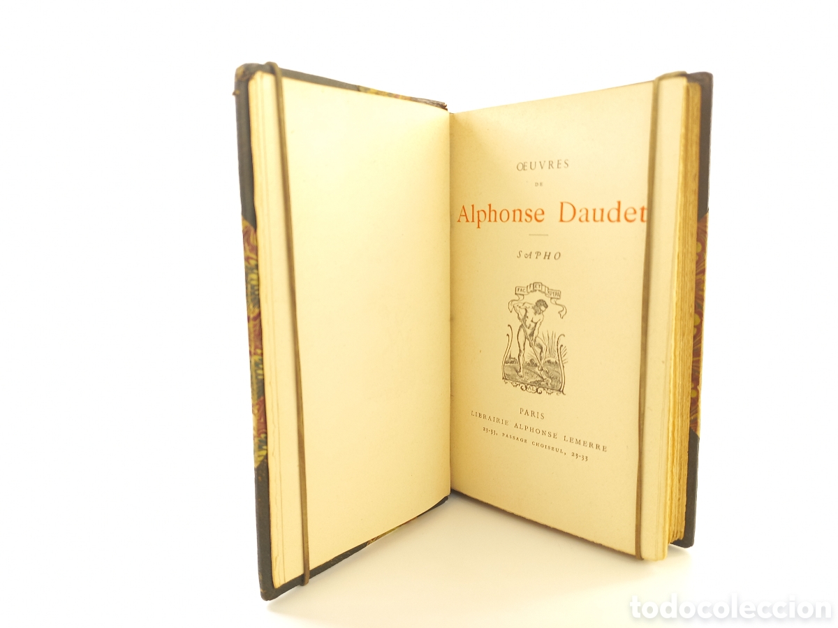 Libros de segunda mano: Sapho. Alphonse Daudet. Librairie Alphonse Lemerre. - Foto 5