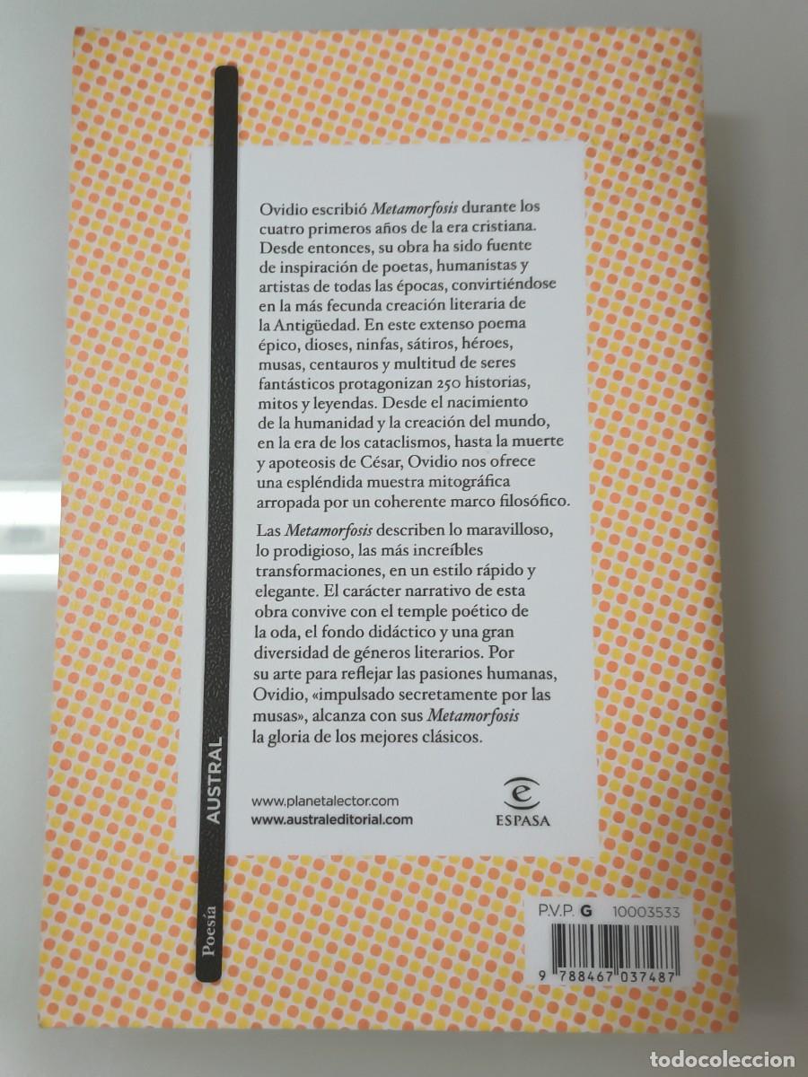 Libros de segunda mano: METAMORFOSIS. OVIDIO - Foto 3