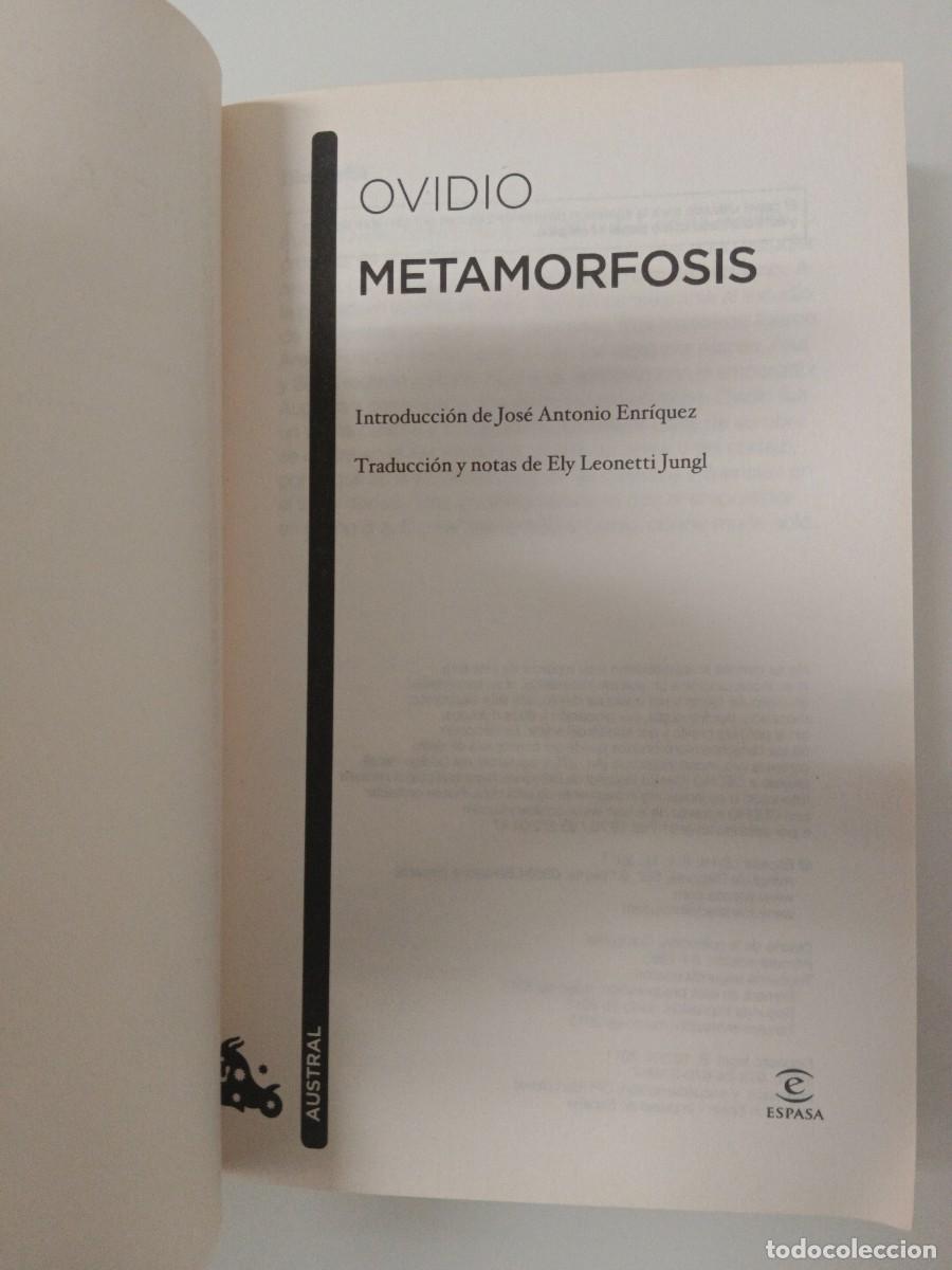 Libros de segunda mano: METAMORFOSIS. OVIDIO - Foto 4