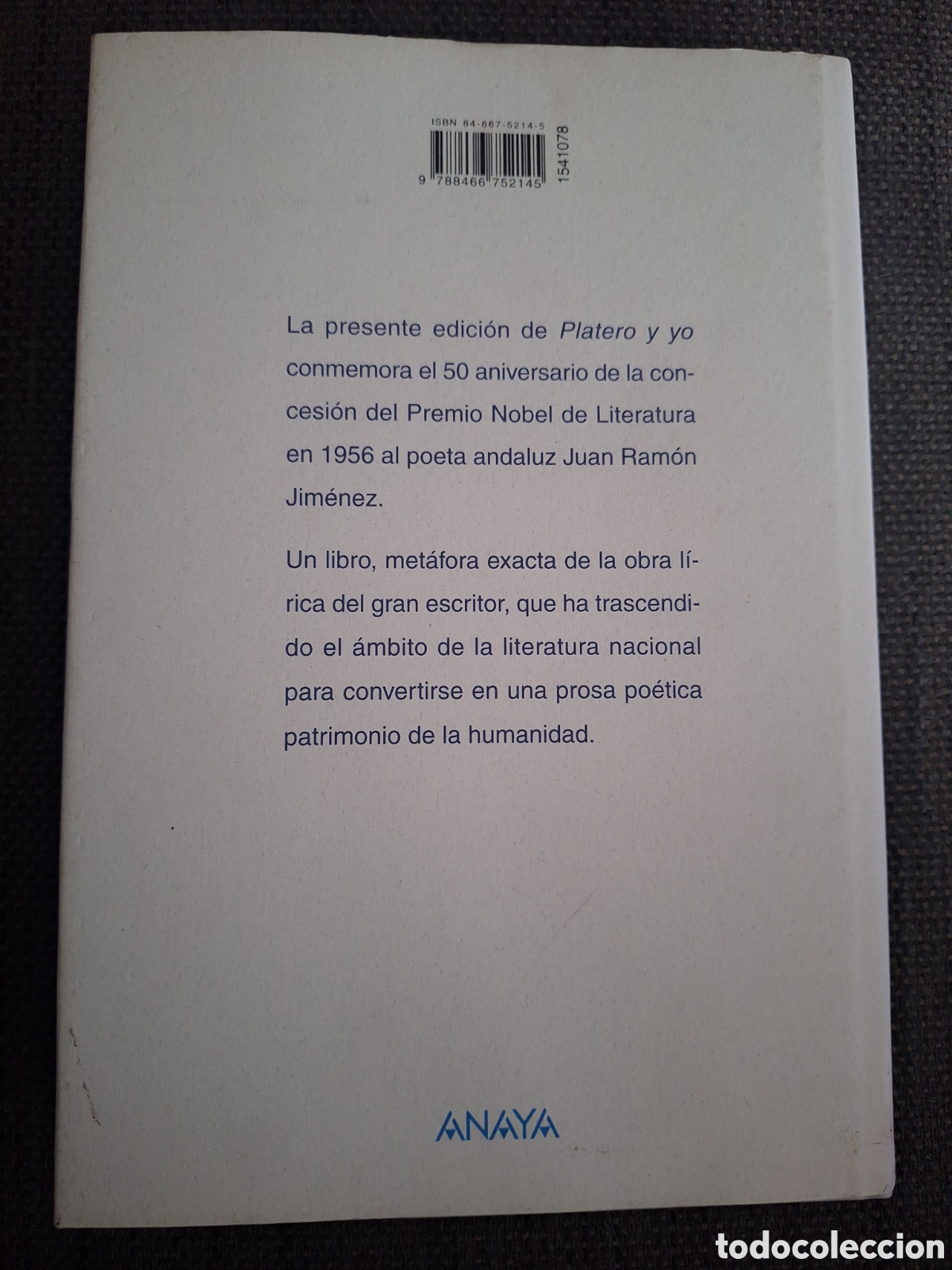 Libros de segunda mano: Libro &rdquo;Platero y yo&rdquo; Juan Ram&oacute;n Jim&eacute;nez - Foto 2
