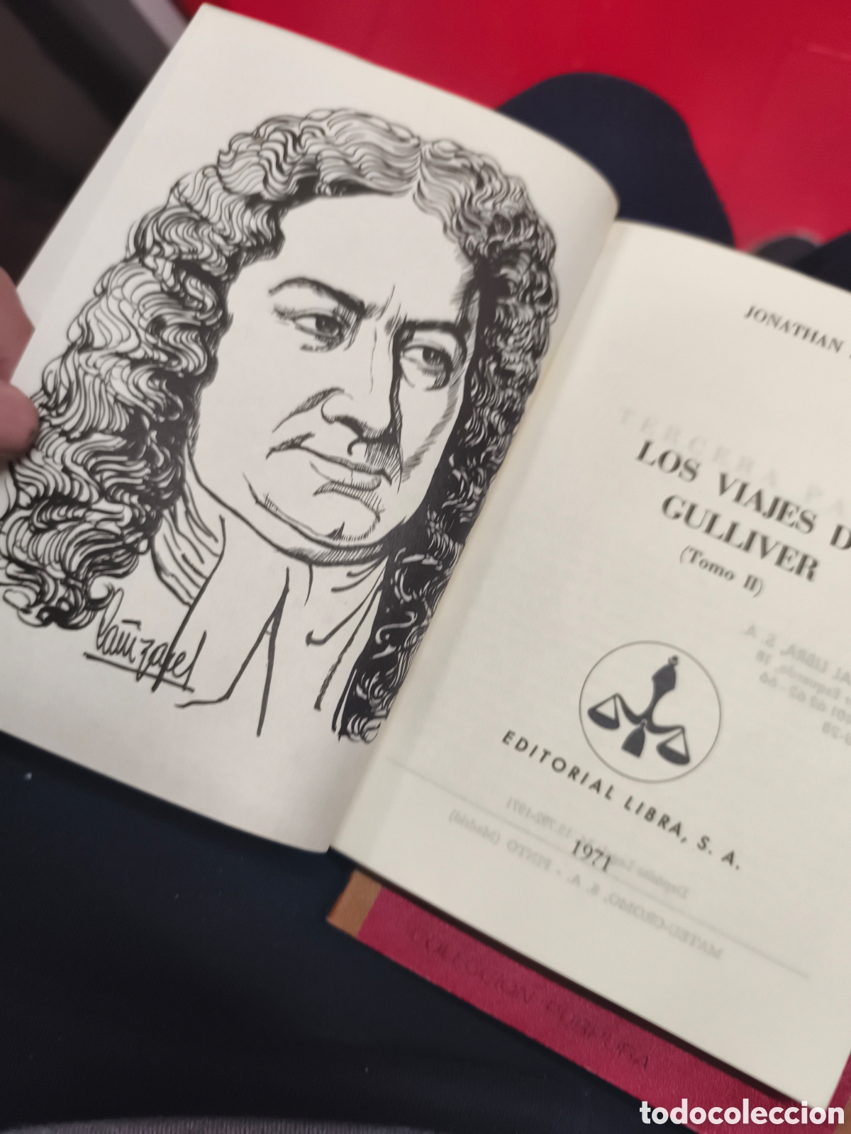 Libros de segunda mano: Los viajes de gulliver dos tomos Jonathan Swift - Foto 2
