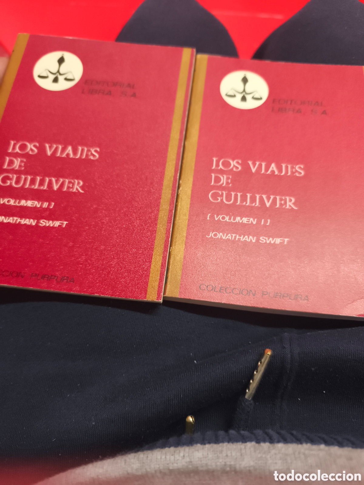 Libros de segunda mano: Los viajes de gulliver dos tomos Jonathan Swift - Foto 1