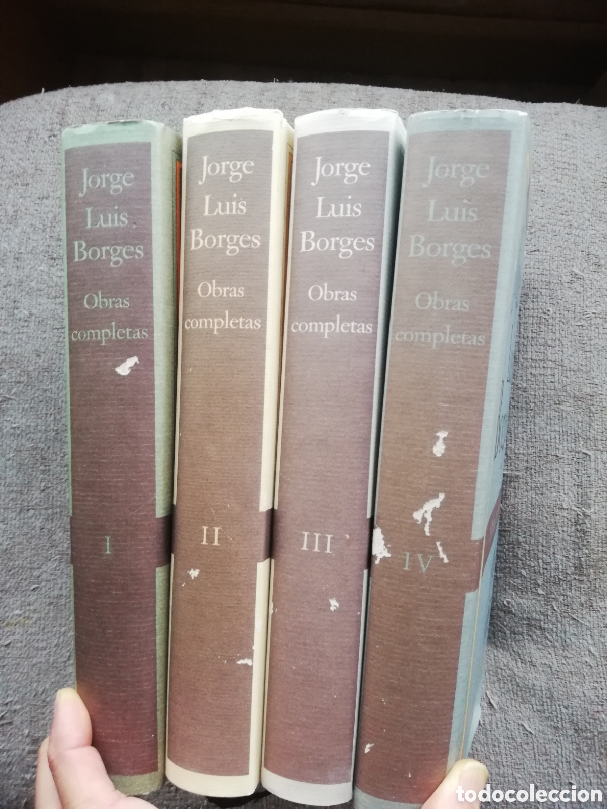 Libros de segunda mano: Obras completas de Jorge Luis Borges. 4 tomos C&iacute;rculo de lectores - Foto 2