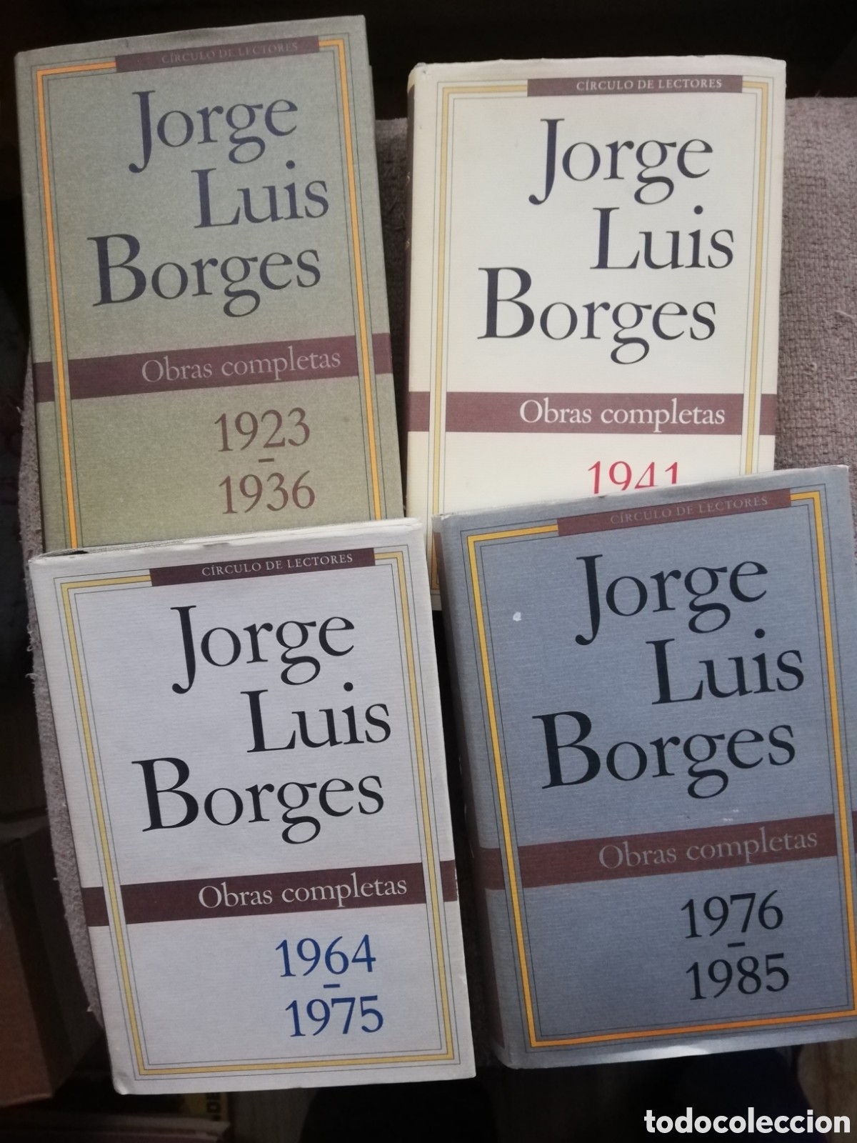 Libros de segunda mano: Obras completas de Jorge Luis Borges. 4 tomos C&iacute;rculo de lectores - Foto 1