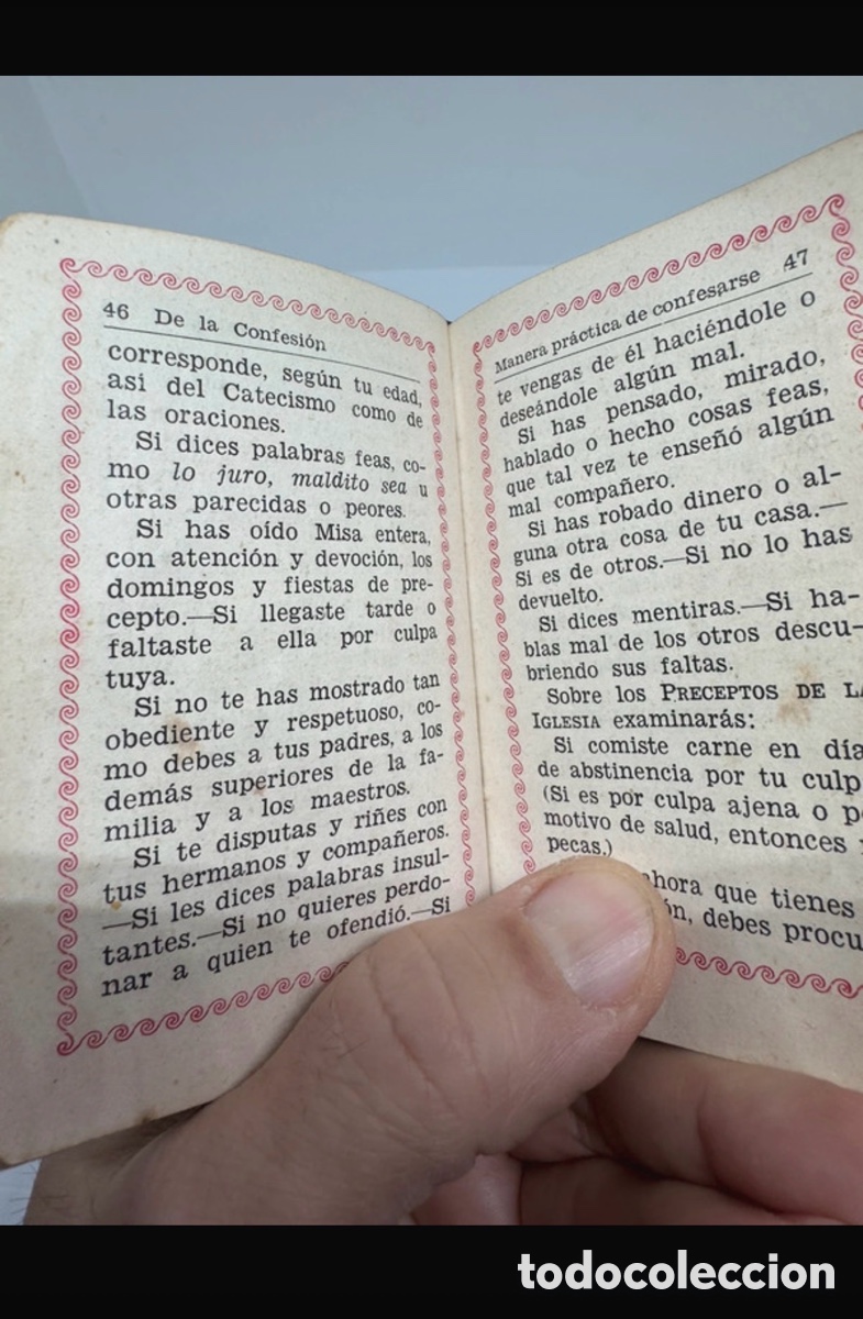 Libros de segunda mano: Jes&uacute;s ni&ntilde;o devocionario infantil de 1947 - Foto 4