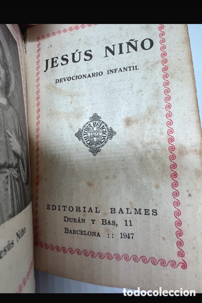 Libros de segunda mano: Jes&uacute;s ni&ntilde;o devocionario infantil de 1947 - Foto 8