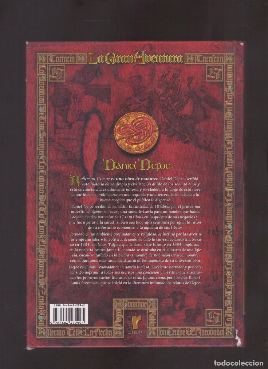 Libros de segunda mano: Bd. Robins&oacute;n Crusoe (Daniel Defoe) - Foto 2