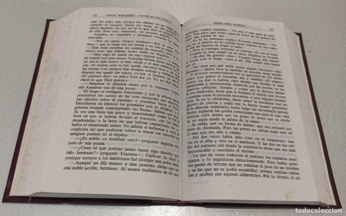 Libros de segunda mano: ERNST WIECHERT.- Novelas Escogidas. - Foto 2
