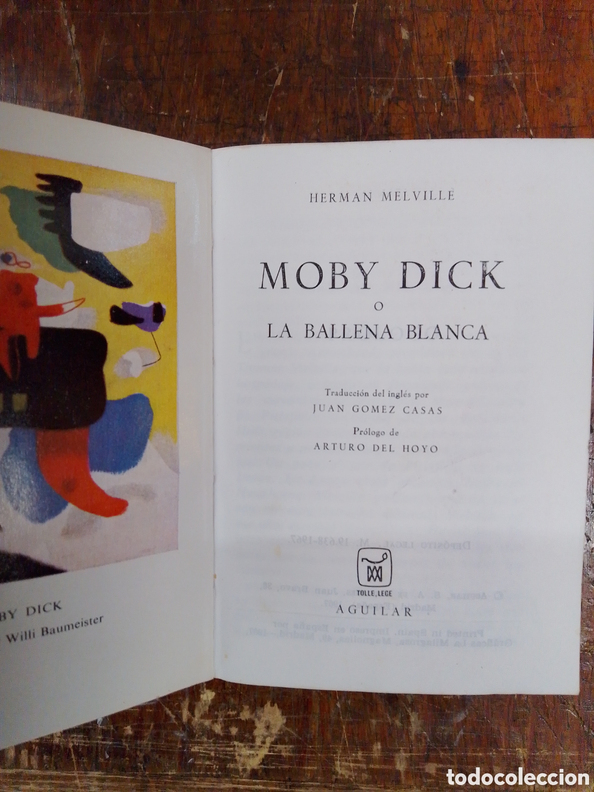 Libros de segunda mano: MOBY DICK. MELVILLE, HERMAN. AGUILAR. 1967 - Foto 2