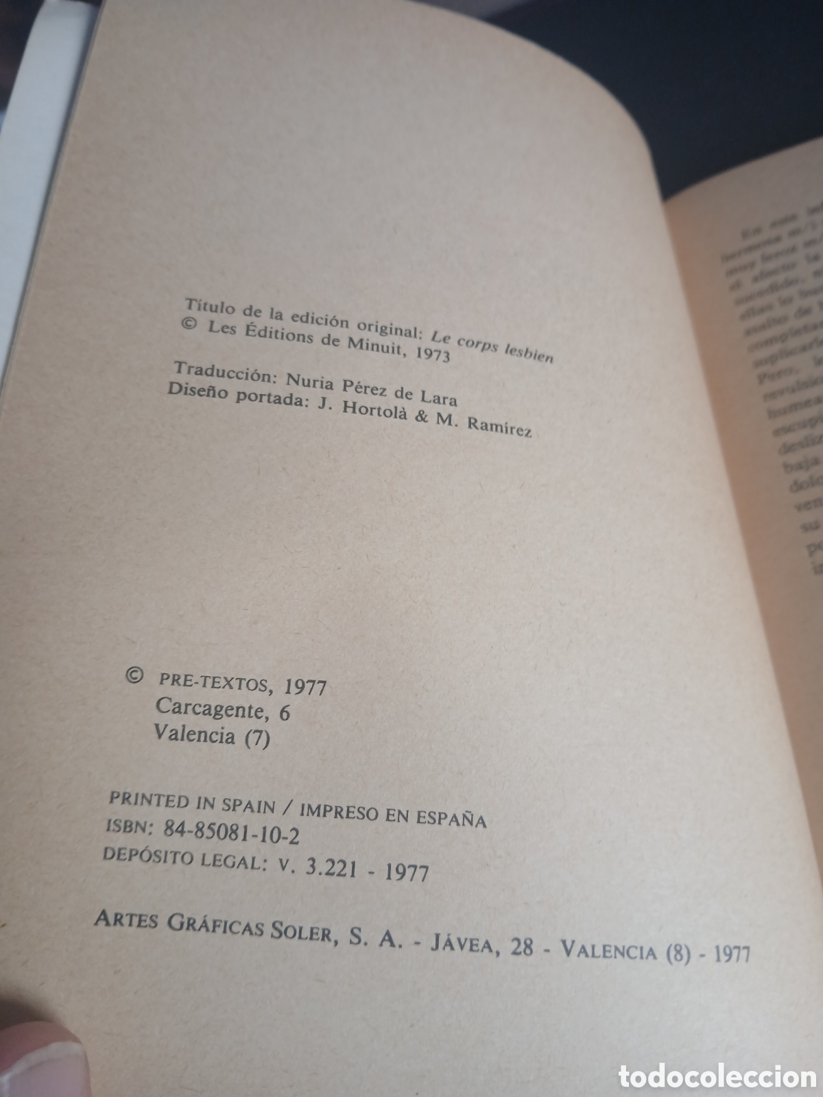 Libros de segunda mano: Monique Wittig. El cuerpo lesbiano. - Foto 4