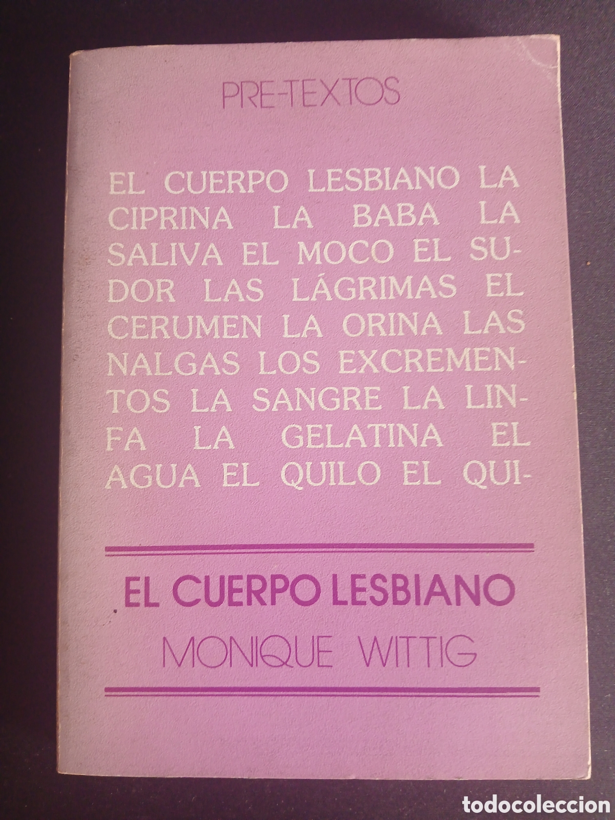 Libros de segunda mano: Monique Wittig. El cuerpo lesbiano. - Foto 1