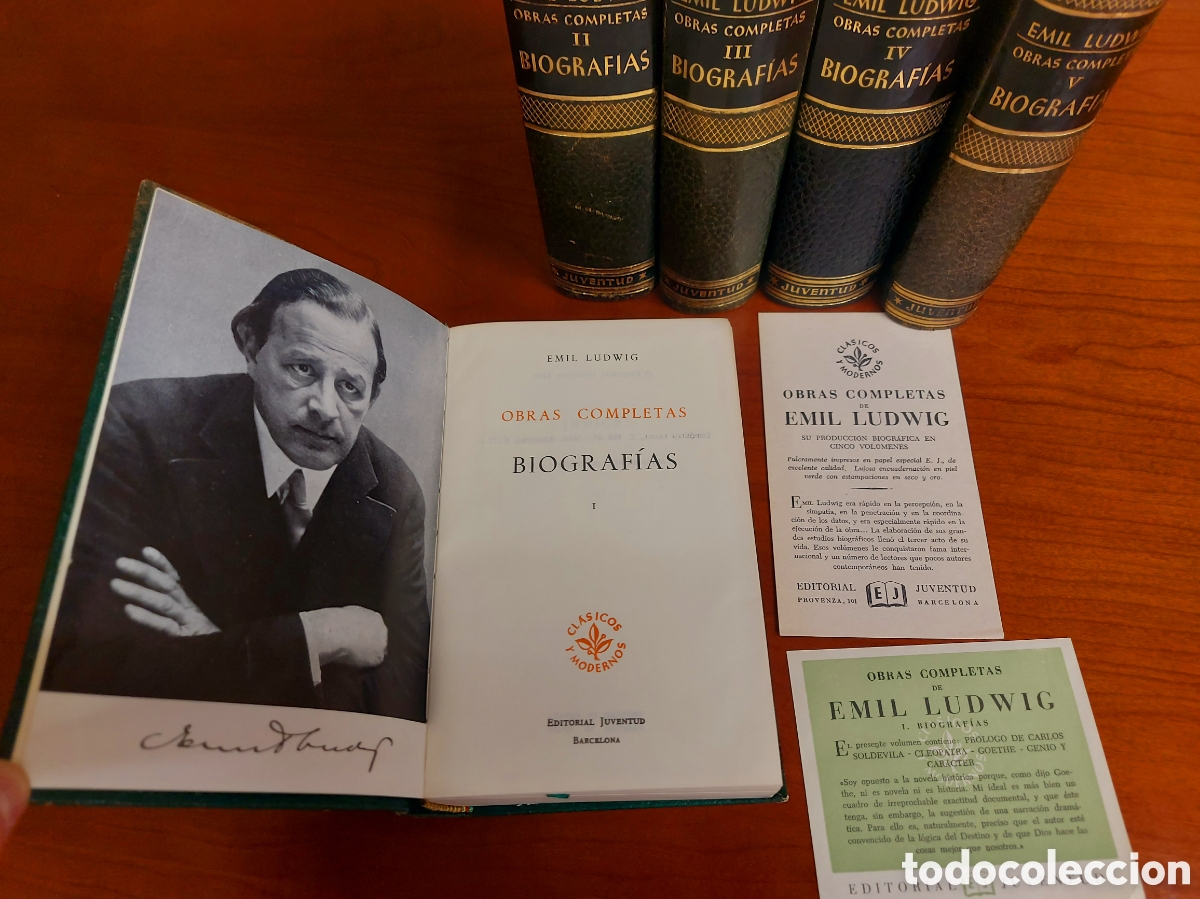 Libros de segunda mano: Emil Ludwig, Obras Completas. Editorial Juventud, 1955-1966. - Foto 7