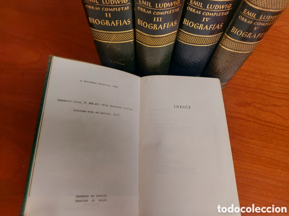 Libros de segunda mano: Emil Ludwig, Obras Completas. Editorial Juventud, 1955-1966. - Foto 9