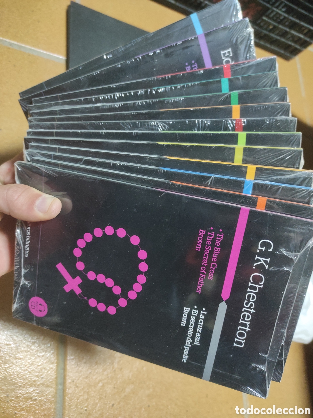 Libros de segunda mano: LOTE 13 AUDIOBOOKS / LIBROS BILING&Uuml;ES. INCLUYE CD. LIBROS PRECINTADOS - Foto 3