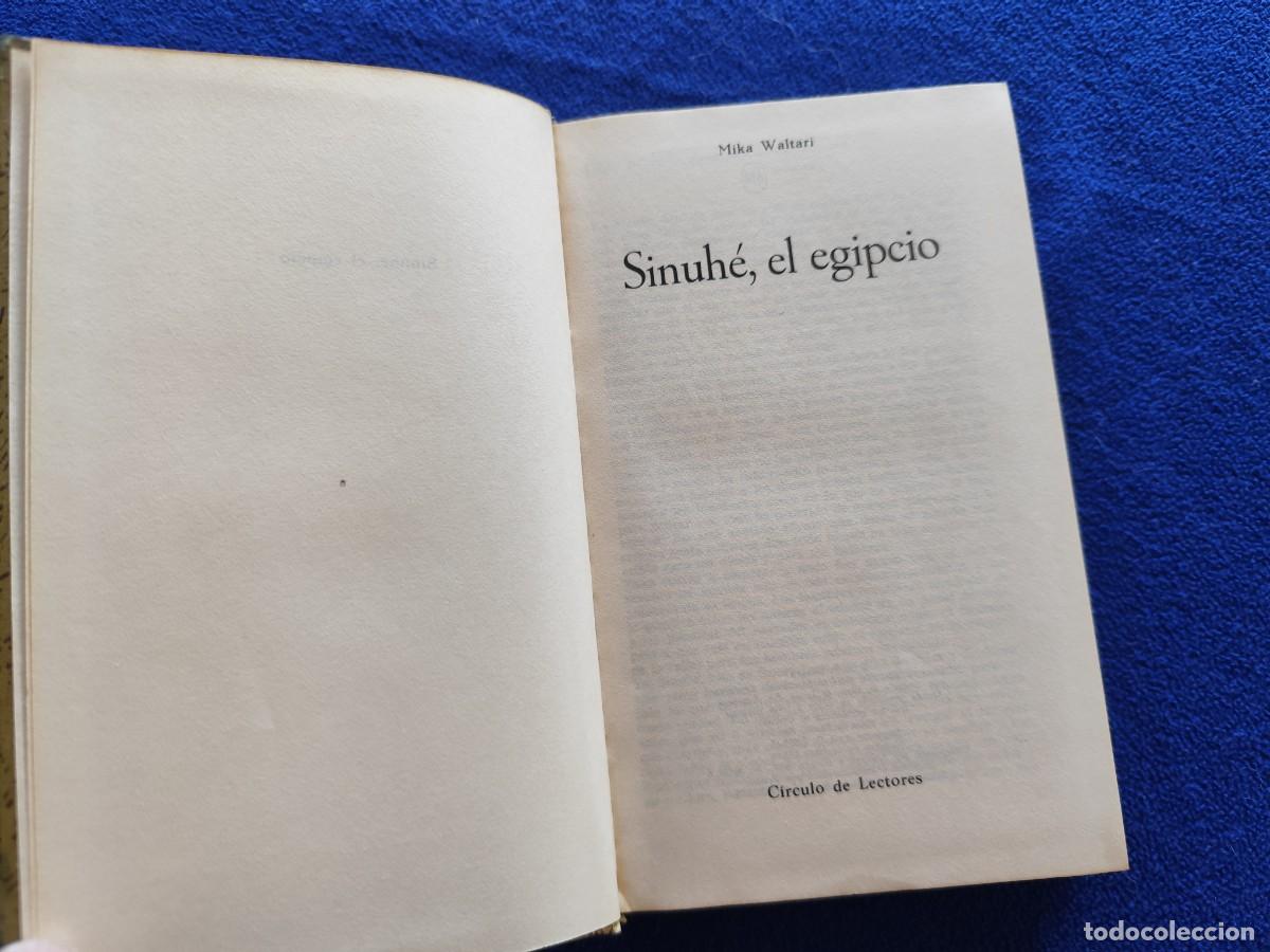 Libros de segunda mano: Sinuh&eacute; El Egipcio Mika Waltari Circulo de Lectores 1965 - Foto 4
