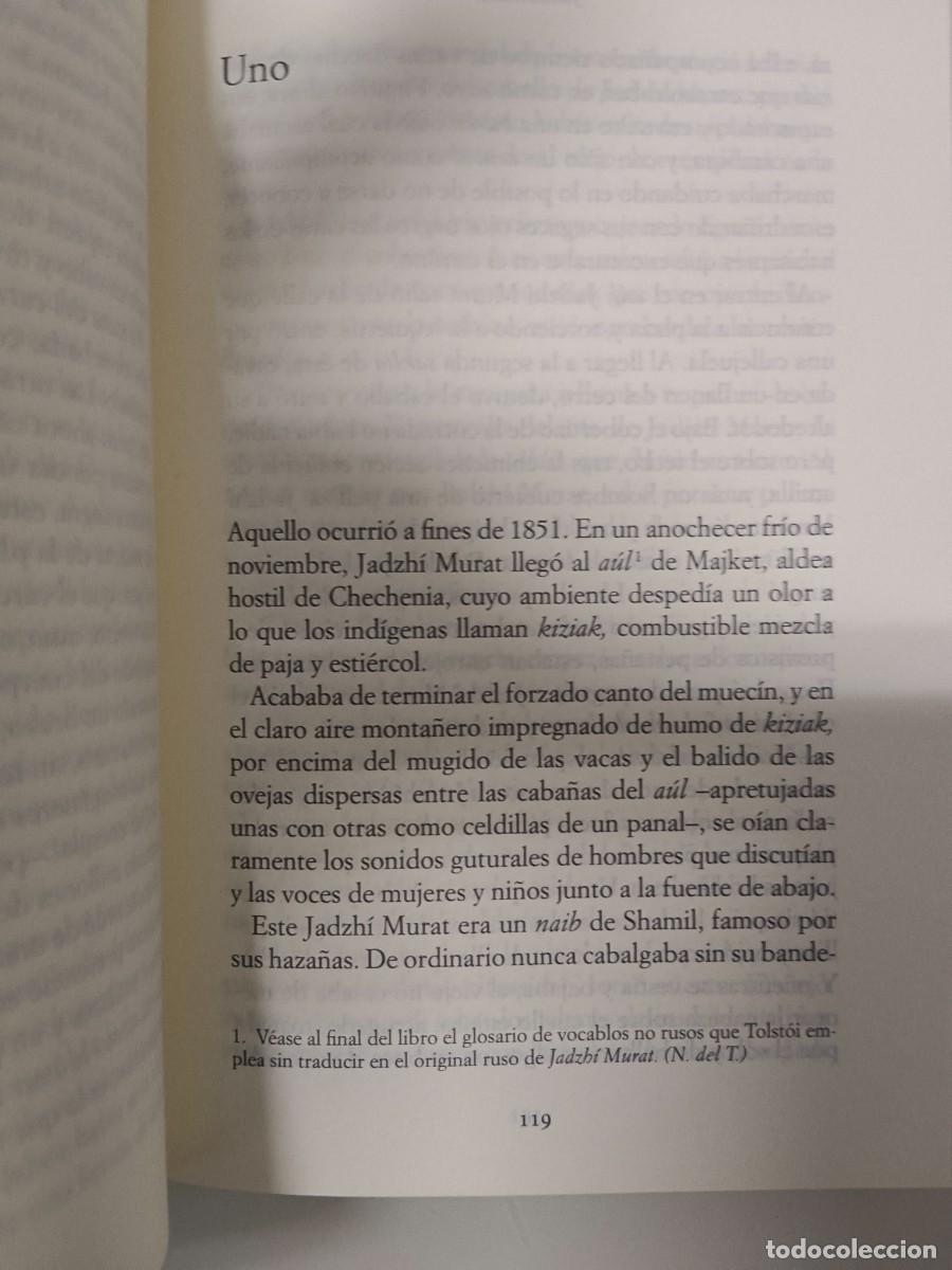 Libros de segunda mano: LA MUERTE DE IVAN ILICH. JADZH&Iacute; MURAT - Foto 7