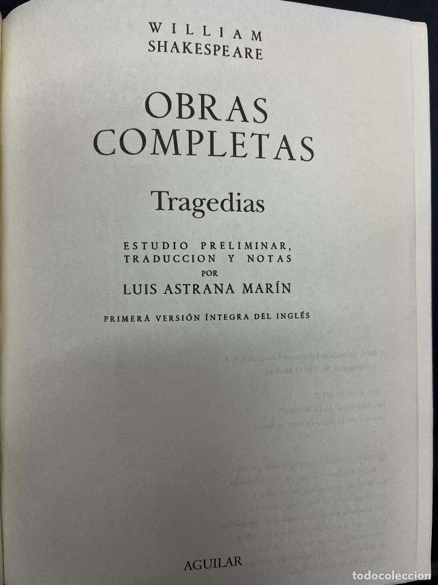 Libros de segunda mano: Shakespeare Obras Completas I y II - Foto 2