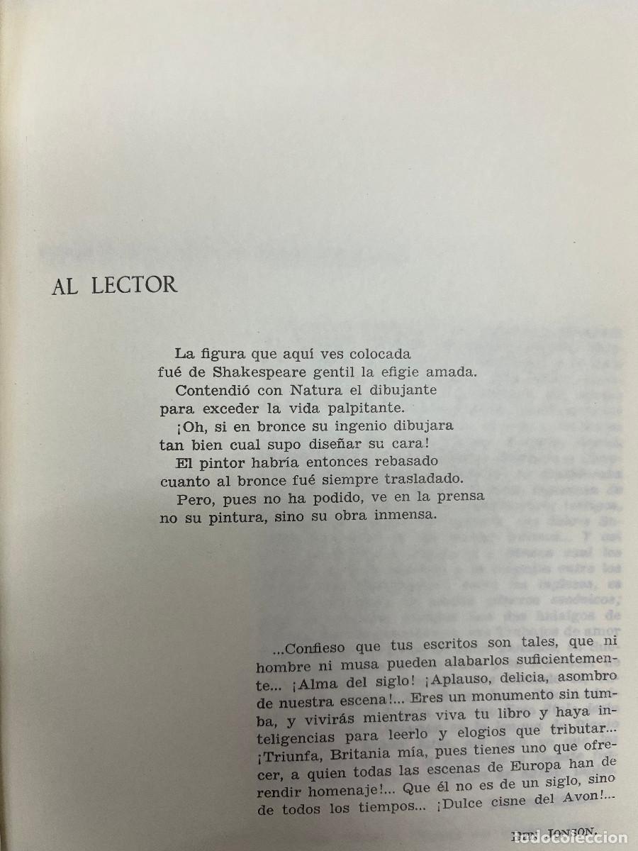 Libros de segunda mano: Shakespeare Obras Completas I y II - Foto 3