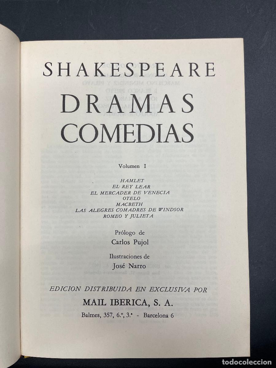 Libros de segunda mano: William Shakespeare, Dramas y Comedias. Volumen I - Foto 2