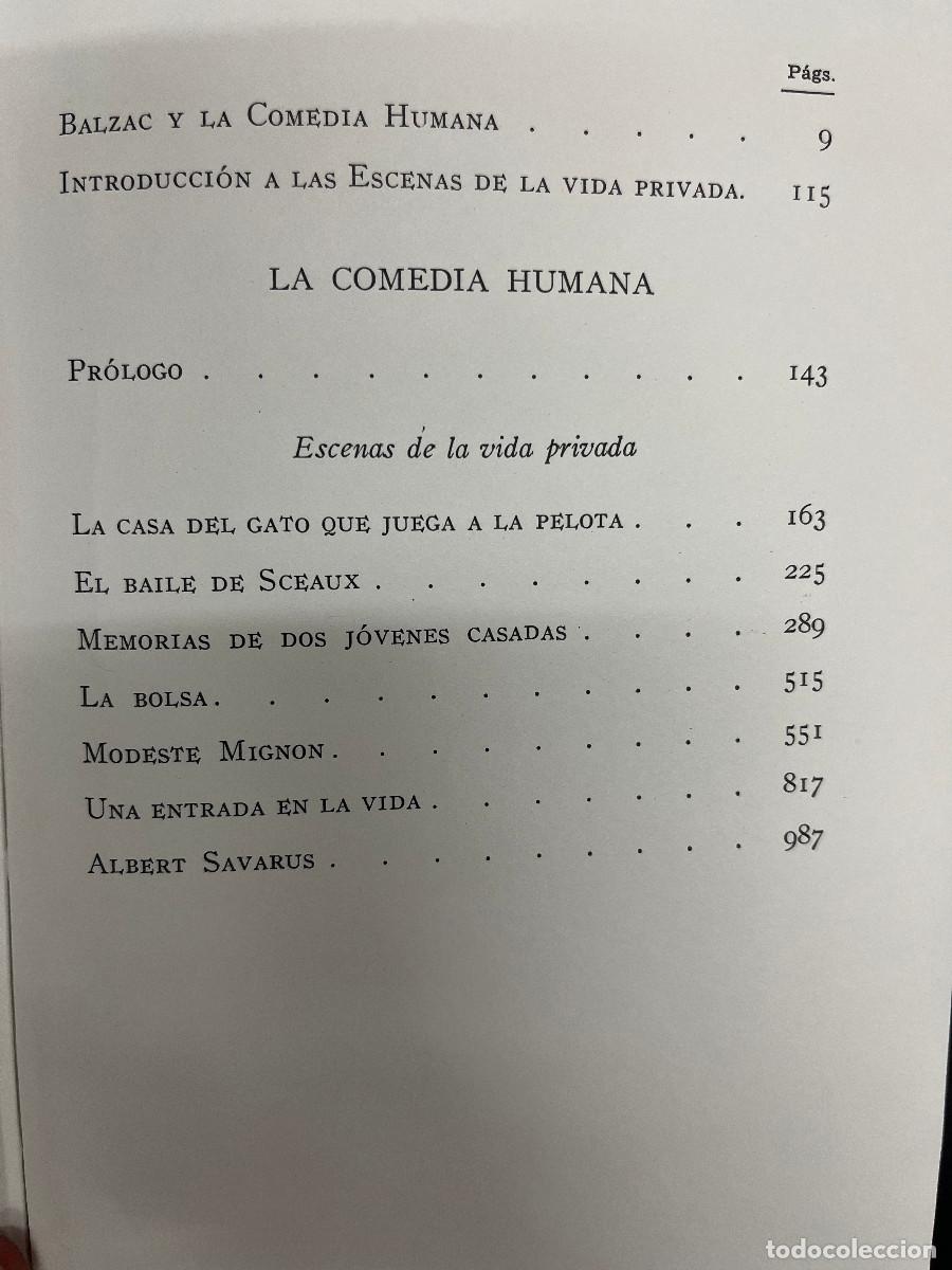 Libros de segunda mano: BALZAC, La comedia humana - Foto 2