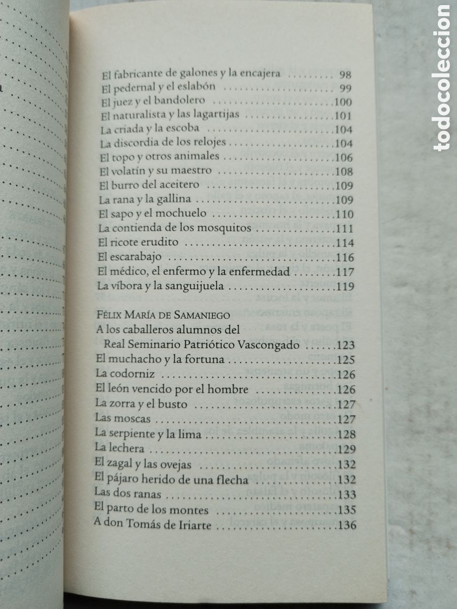Libros de segunda mano: FABULAS/IRIARTE Y SAMANIEGO - Foto 5